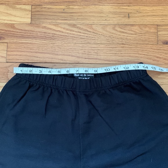 Don’t Eat the Homies jogger black sweatpants small DETH - Picture 7 of 9